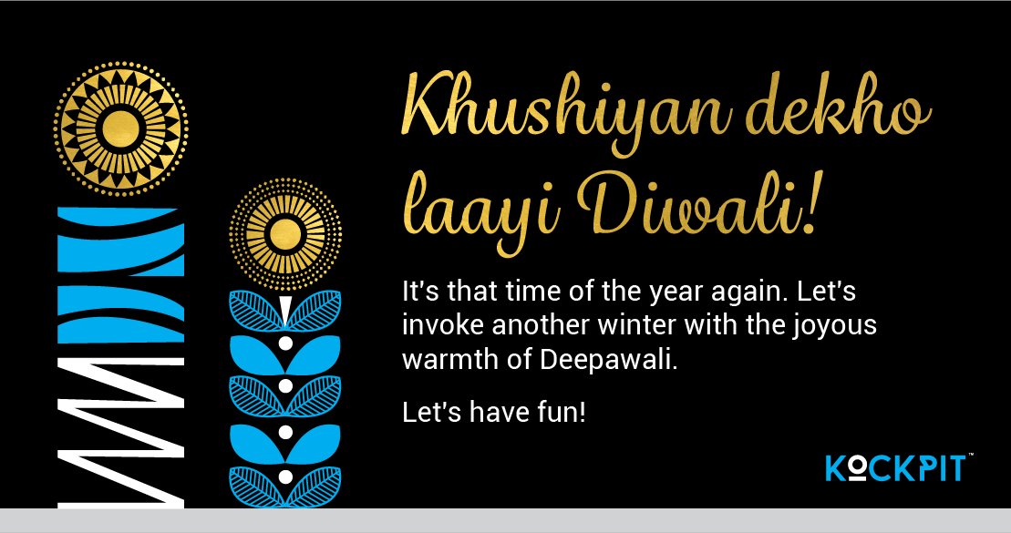 KockpitBI's tweet photo. Glow, this Diwali! ✨
#HappyDiwali #SayNoToCrackers #FestivalofLights https://t.co/kSCVq0jWeQ
