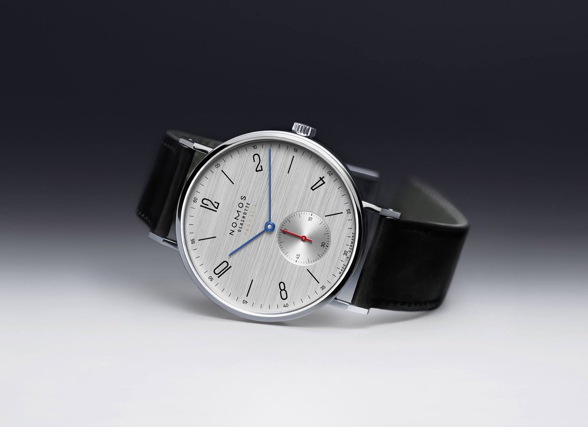nomosglashuette's tweet photo. Our new At Work series—perfect for 9–5. And beautiful for the time between 5–9. Here: Tangente neomatik 39 silvercut https://t.co/CifotjCzEU https://t.co/UKi1I4mkFD