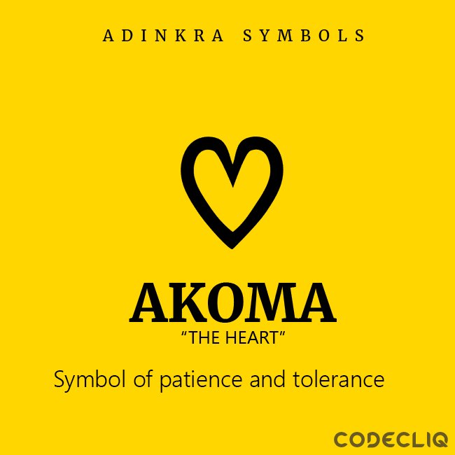 codecliq's tweet photo. #akoma #codecliq #adinkra #adinkrasymbols #proudlyghanaian https://t.co/mE9h3LheyT