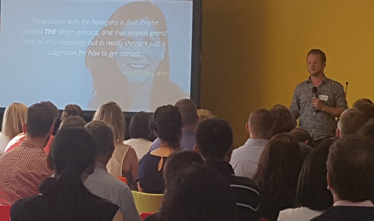 ange_ferguson's tweet photo. Great turnout to hear design wisdom of @jonnyschneider at #byThoughtWorks https://t.co/mNwcUReK54