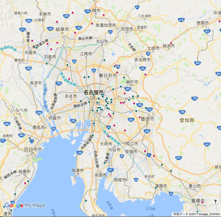 Tantan V Twitter 全国バス使用大学マップ作りました 関東圏 国道