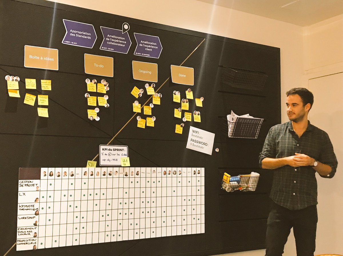 Ansjalon's tweet photo. Dojo d'amélioration continue par @AdrienDestrez Performance Manager de @FABERNOVEL_INS #lean #startupspirit https://t.co/dBiGb6BlMb