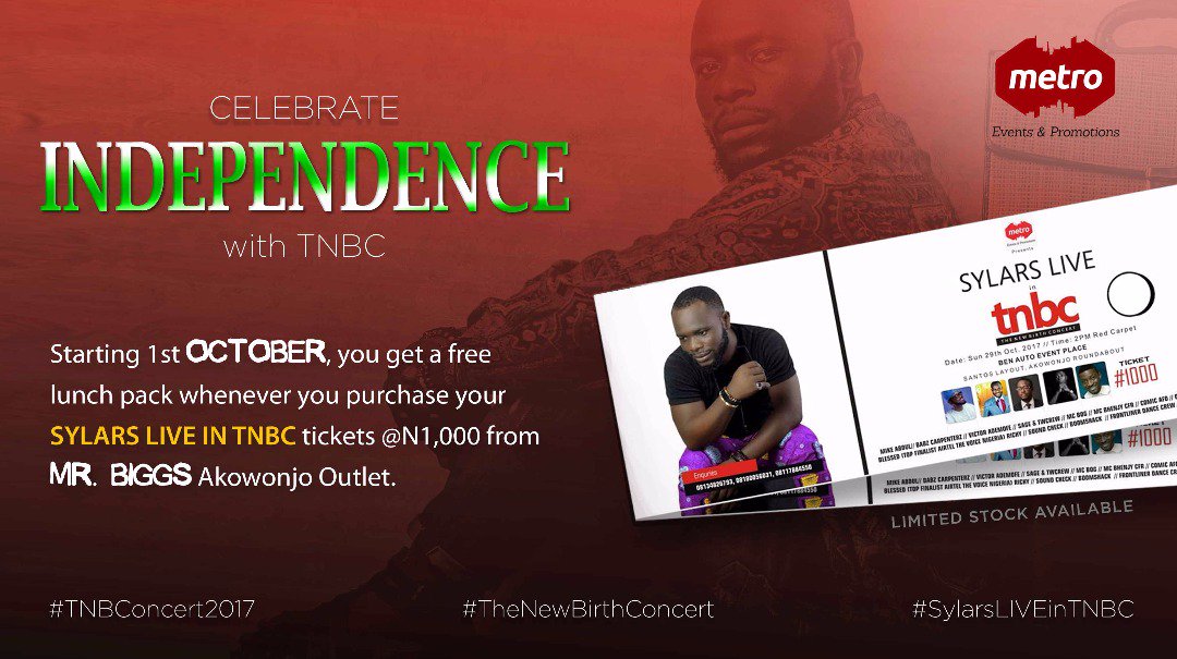 IamSylars's tweet photo. Offer runs 4rm Oct 1st - Oct 29th.
#MetropolitanEvents&Promotions
#TNBConcert https://t.co/iLIZQQSYwC