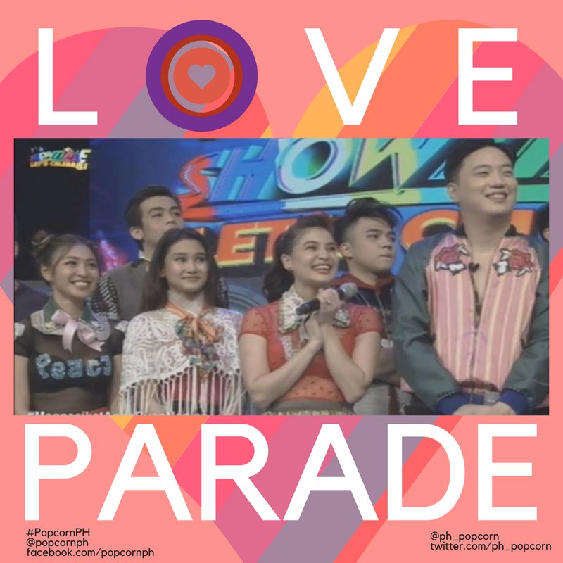 ph_popcorn's tweet photo. LOVE PARADE! The Anne-Ryan-Nadine prod was sure colorful! #MagpasikatAnneRyanNadine #PopcornPH https://t.co/qAbbsCsaIr