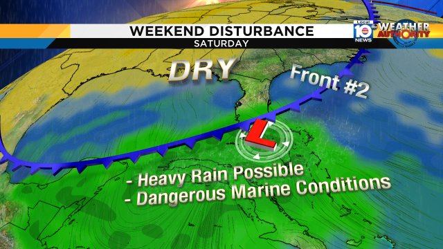 Plans for Saturday? Heads up... this possible tropical disturbance could bring a washout https://t.co/tYmr3k8wVJ