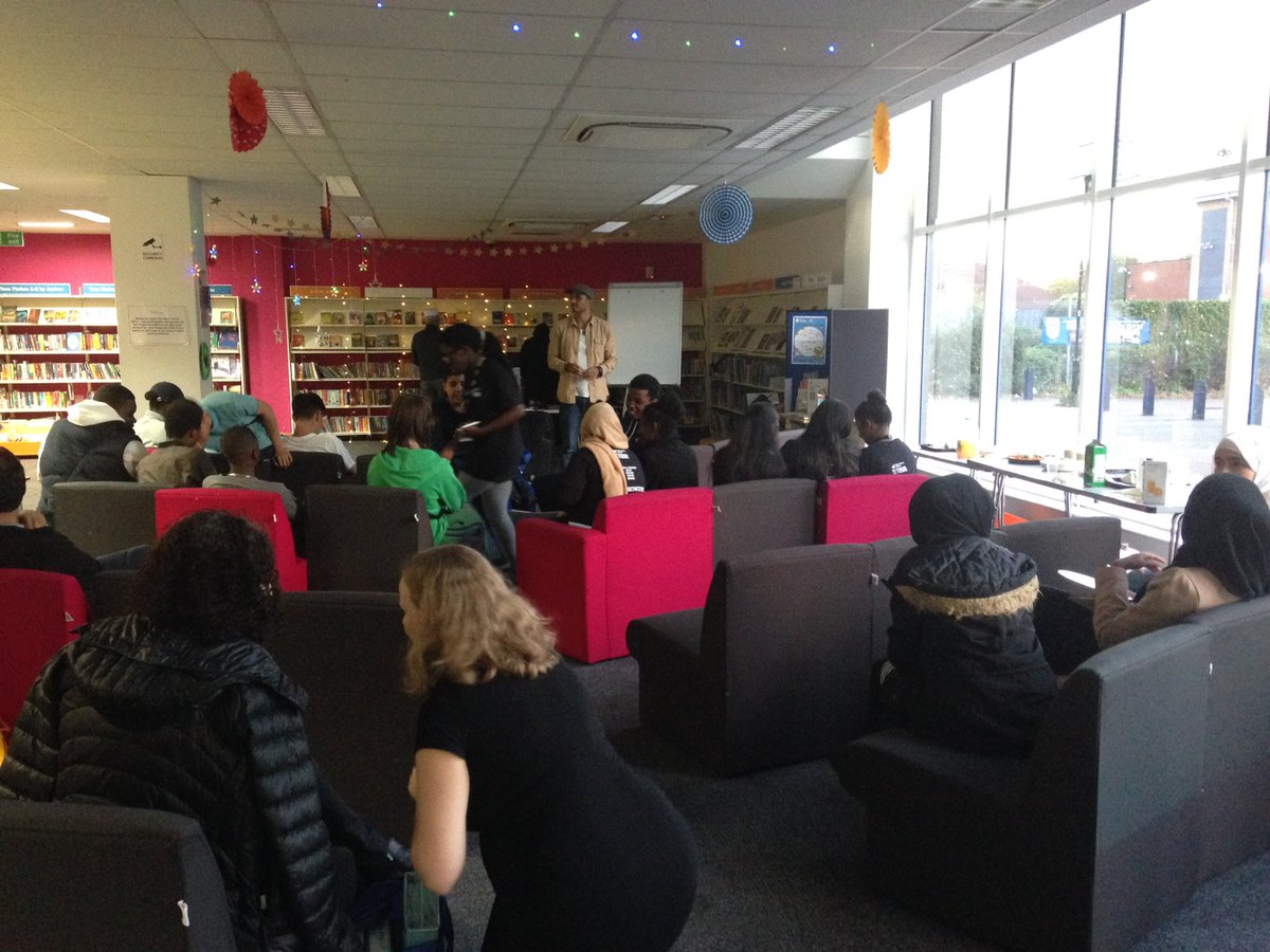 RajiaSalmaKhan's tweet photo. Open Mic @ Beckton Library @NewhamLibraries @NewhamLondon @STWevents https://t.co/Zz90bDHmN7