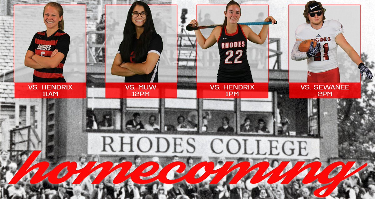 RhodesAthletics's tweet photo. Get ready #LynxNation
We have a full program of athletic events all day Saturday for #Homecoming2017! #OrgillCup #RollLynxRoll https://t.co/mUmokuYEmG