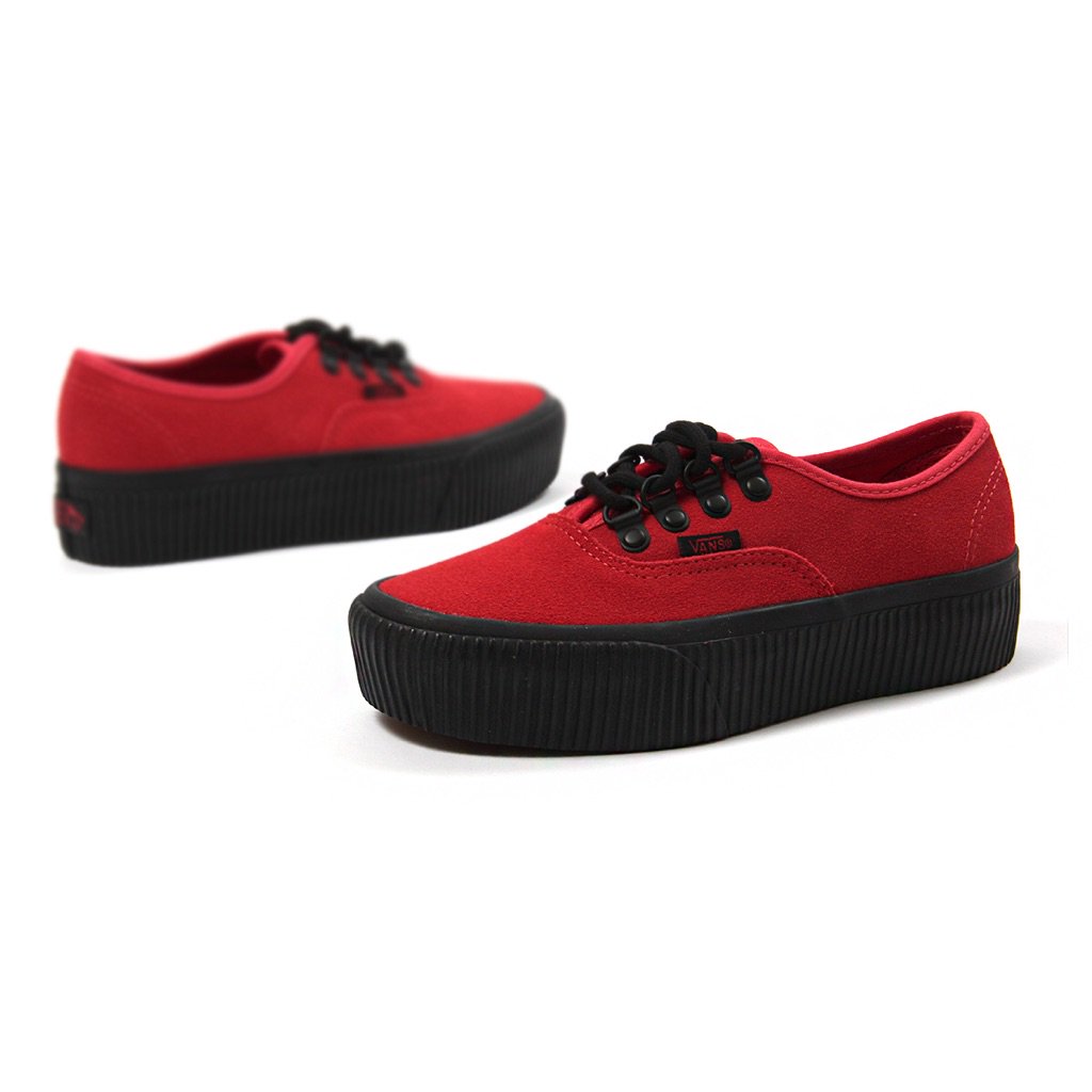 platform red vans
