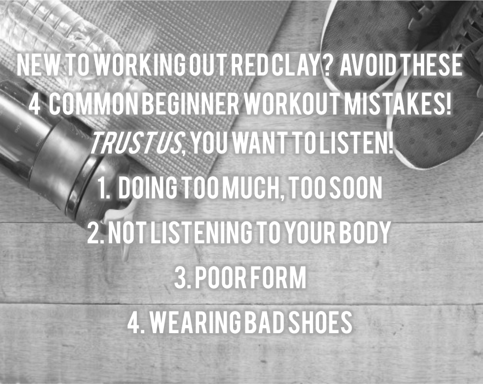 RedClayWellness's tweet photo. Avoid these four common workout mistakes so that you can #BeRedClayFit for the entire #FitnessChallenge.  @RedClaySchools @RedClayCafe https://t.co/RU39NVBXe1