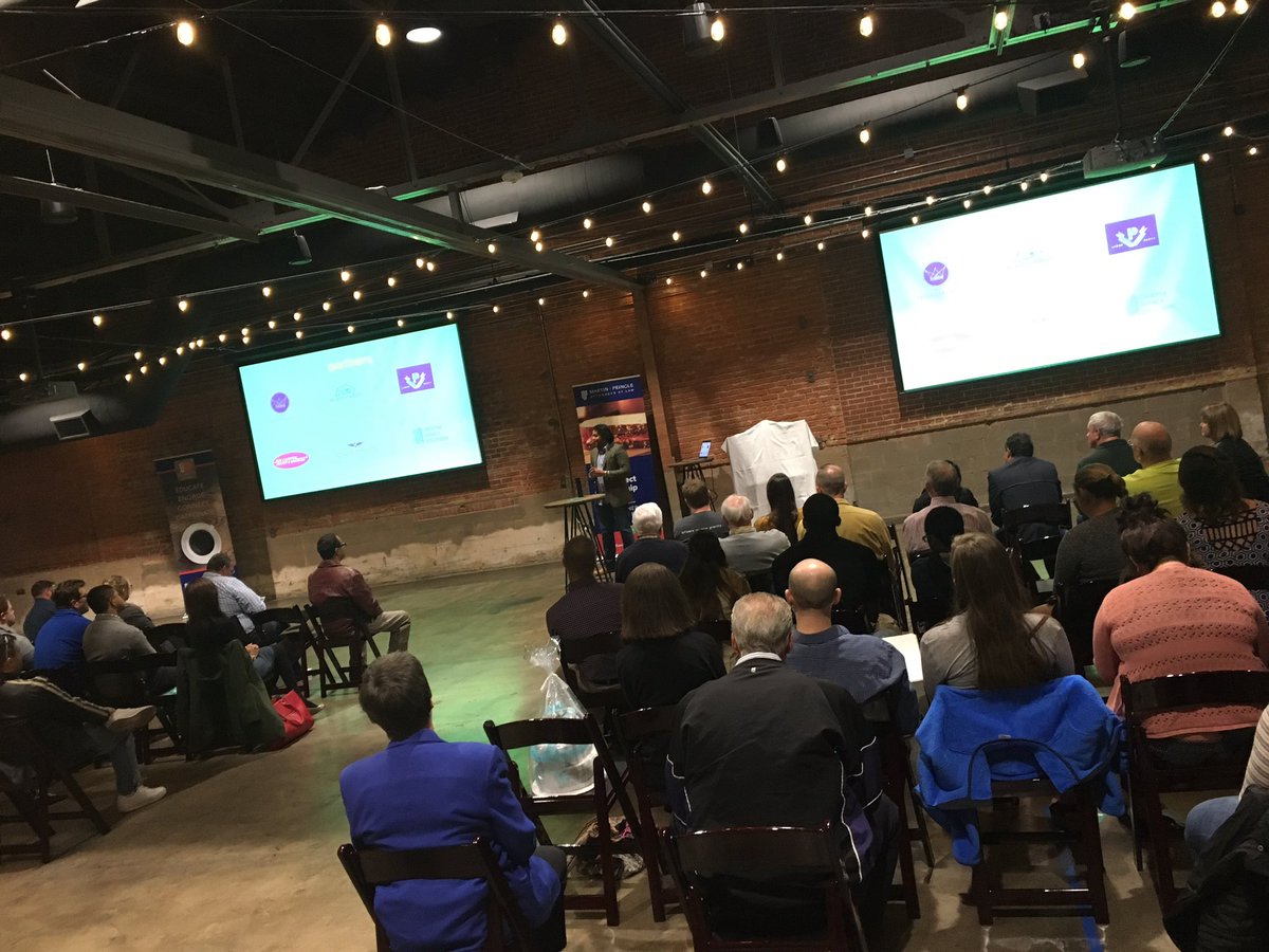 BMDllc's tweet photo. Way to go Sandip! Hearing about https://t.co/BbfDw0W9iG , an AI chat bot for your website @1MillionCupsICT https://t.co/J5X0nfm0QG