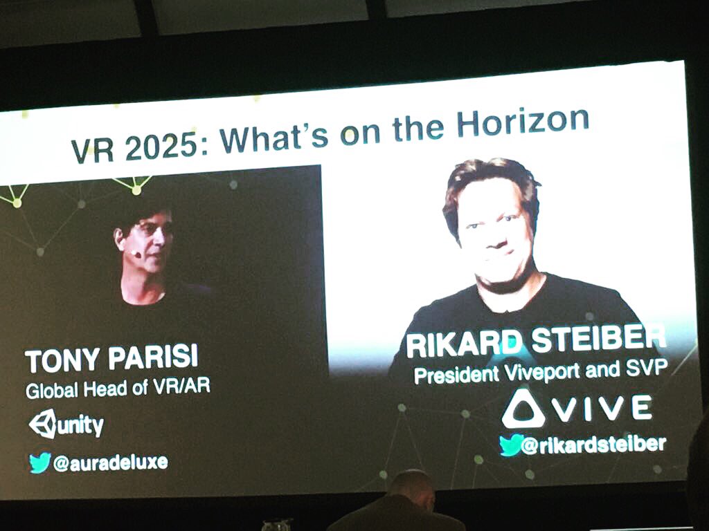 PixeltekIndia's tweet photo. Great to hear where #VR is heading from @rikardsteiber &amp; @auradeluxe  of at #VRS2017 @vrs2017 in #sanfrancisco #SFO https://t.co/9zboM6YIft