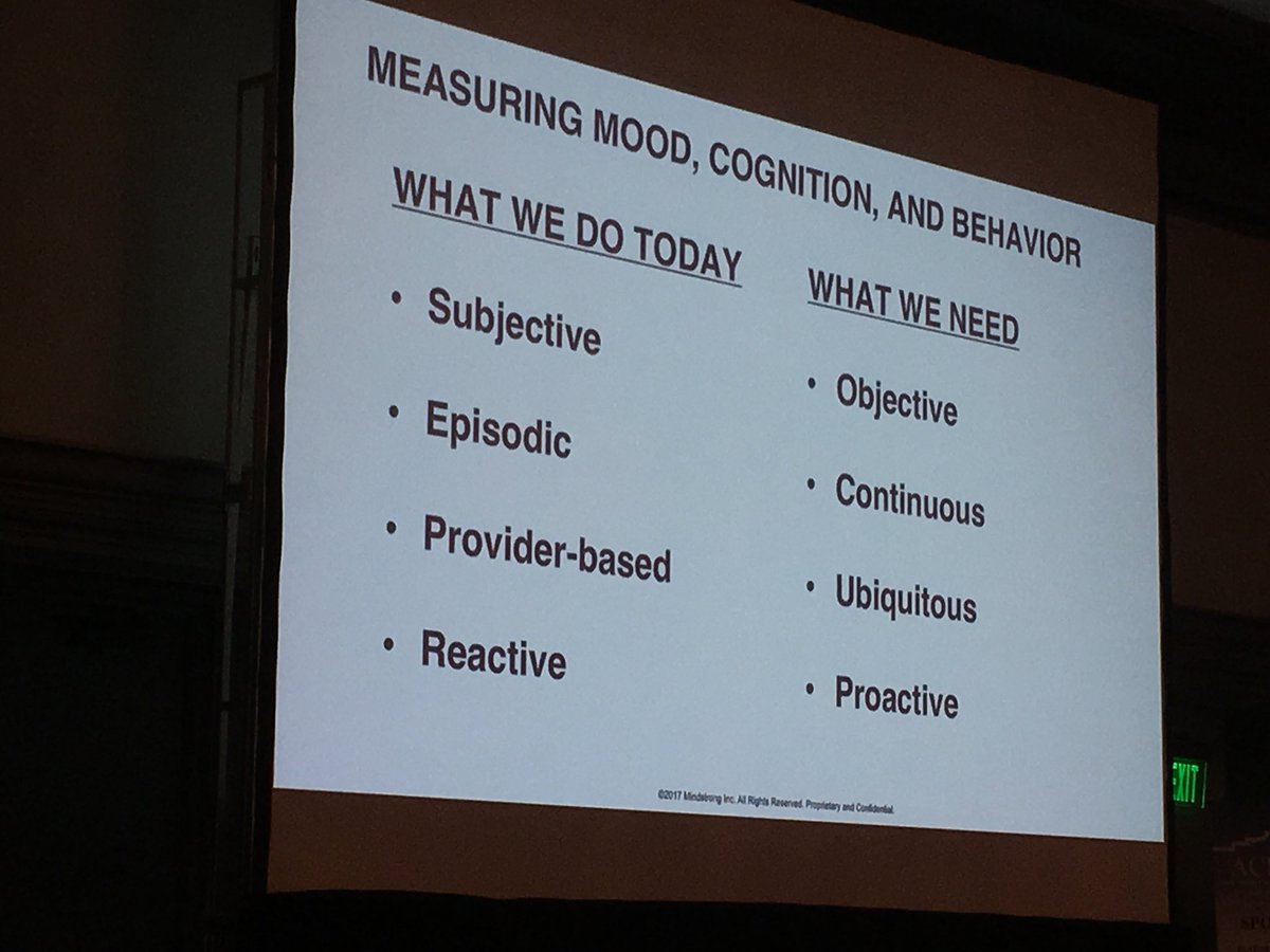 khiettruong's tweet photo. Tom Insel: Using sensors, keyboard, voice of smartphone to measure mood and cognition - new kinds of biomarkers! Very interesting! #acii2017 https://t.co/KMufGf1RcT