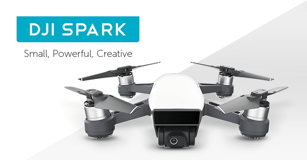 Quadrocopter #DJI #DJISpark - radiogear.ru/dji-spark-alpi… - 12 MPixel / 1920×1080 30p / 50kph / 2km / 16min / FPV Flight / follow me