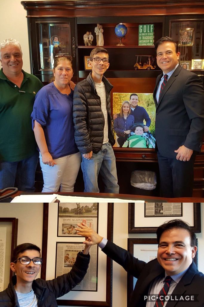 EstopinanGroup's tweet photo. Walking Miracle! Diego 28 #tk2cures 2 yrs was ready end his fight but w 2 yrs #expmeds now studying #mba no wheelchair, o2, Bi-Pap. #Believe #Hope #God. THX 2 Contributors $400K #Success https://t.co/wQSdkNkI8L