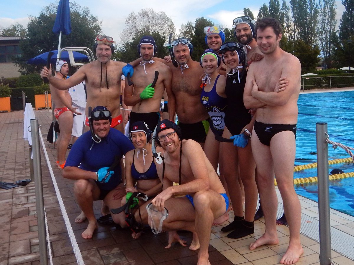 The first player from Ticino to compete in an Underwater Hockey tournament, Karola Vitali of @SSSBellinzona, at Parmacup 10, 2nd Sep ‘17