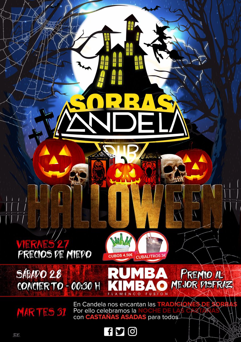 candelasorbas's tweet photo. 🦉Te hemos preparado un fin de semana TERRORÍFICO 👹 #Halloween https://t.co/LrNDOeSrVt