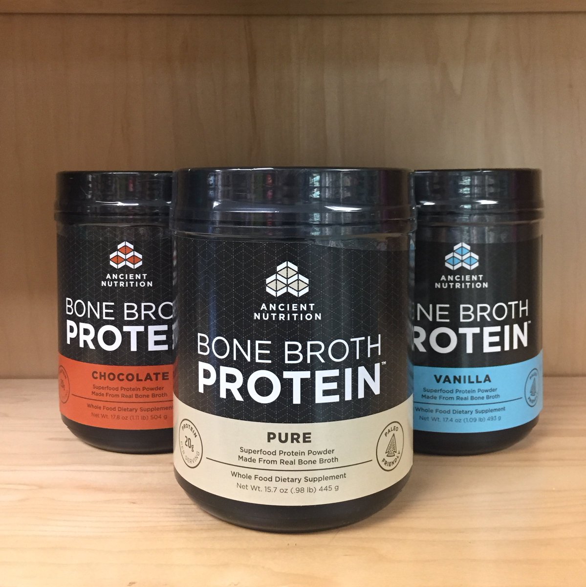FoodWorksCT's tweet photo. New at FoodWorks: Ancient Nutrition Bone Broth Protein!
Available in pure, chocolate and vanilla for $40.49 https://t.co/llsxLH9c1W