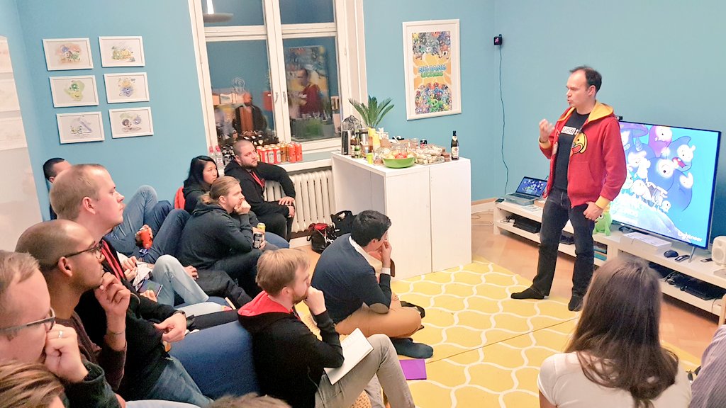 iamcoachwilly's tweet photo. Power of Brands, doing things differently by @pvesterbacka talk at #gameexecutive #gamex2017 Hoodies #thebravedo #gamedev #F2P @AaltoENT https://t.co/s01NNNIDlg