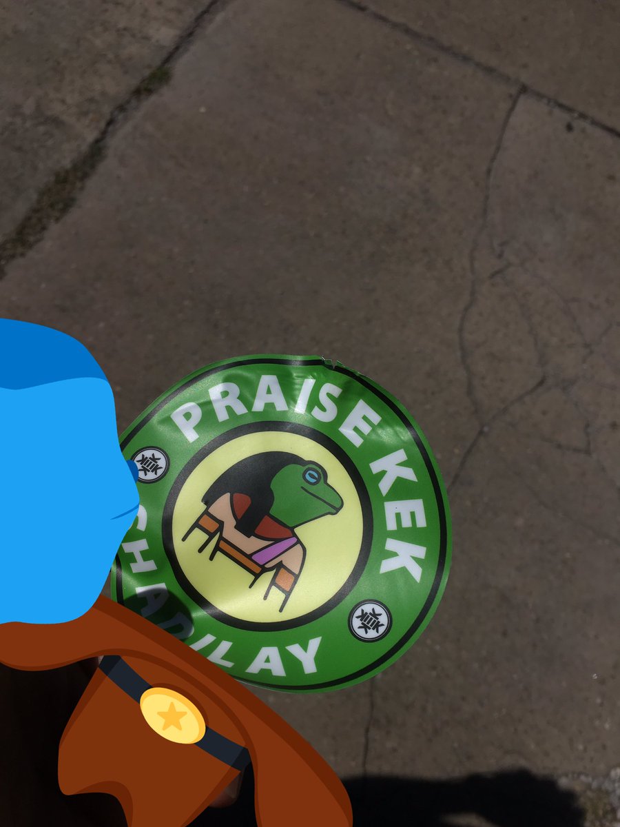 "praise kek/shadilay" sticker