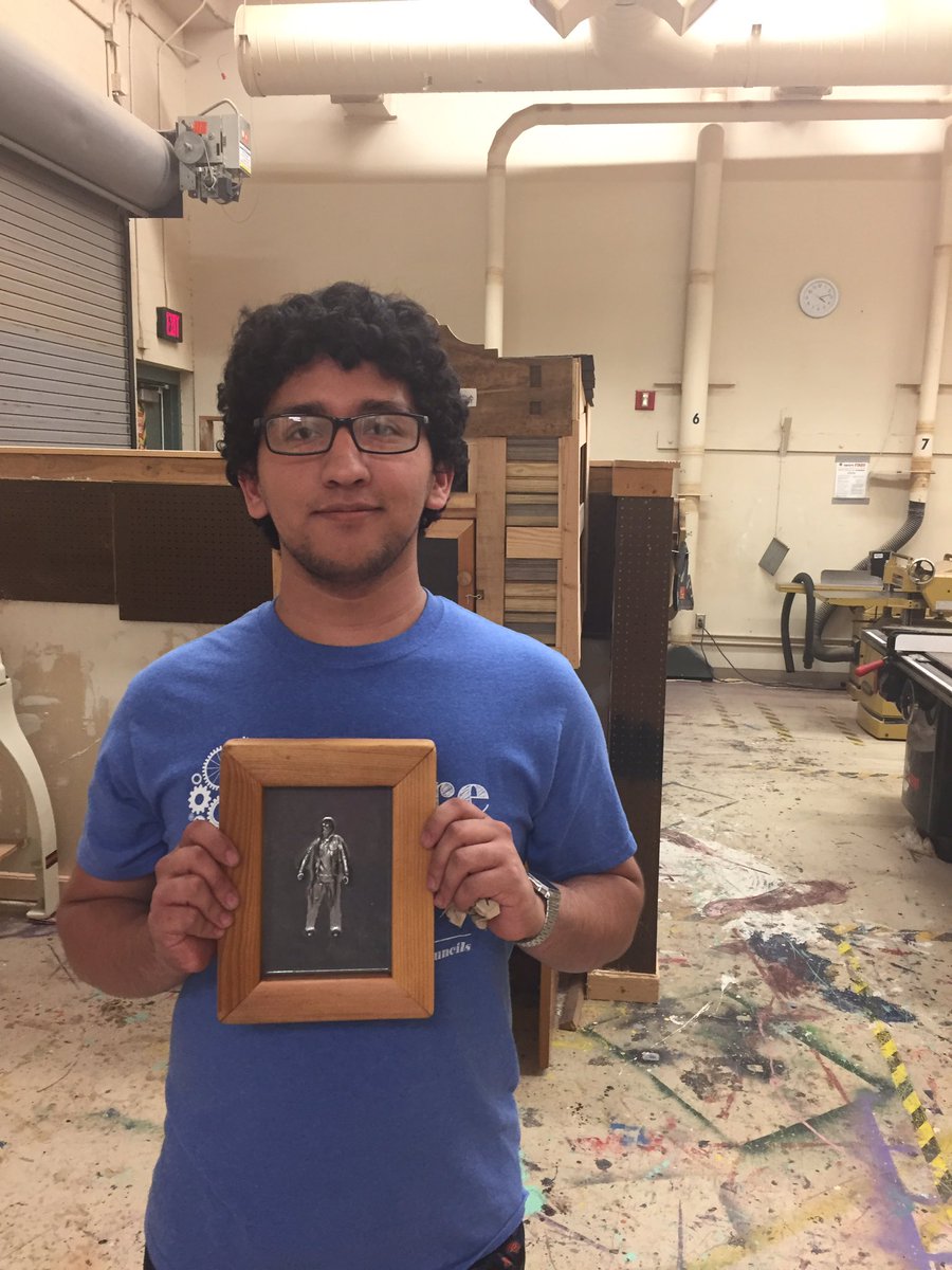 WarrenCTEWood's tweet photo. Students with their contributions for the Woodworkers Fighting Cancer project this year. https://t.co/UkAsj6wdvD