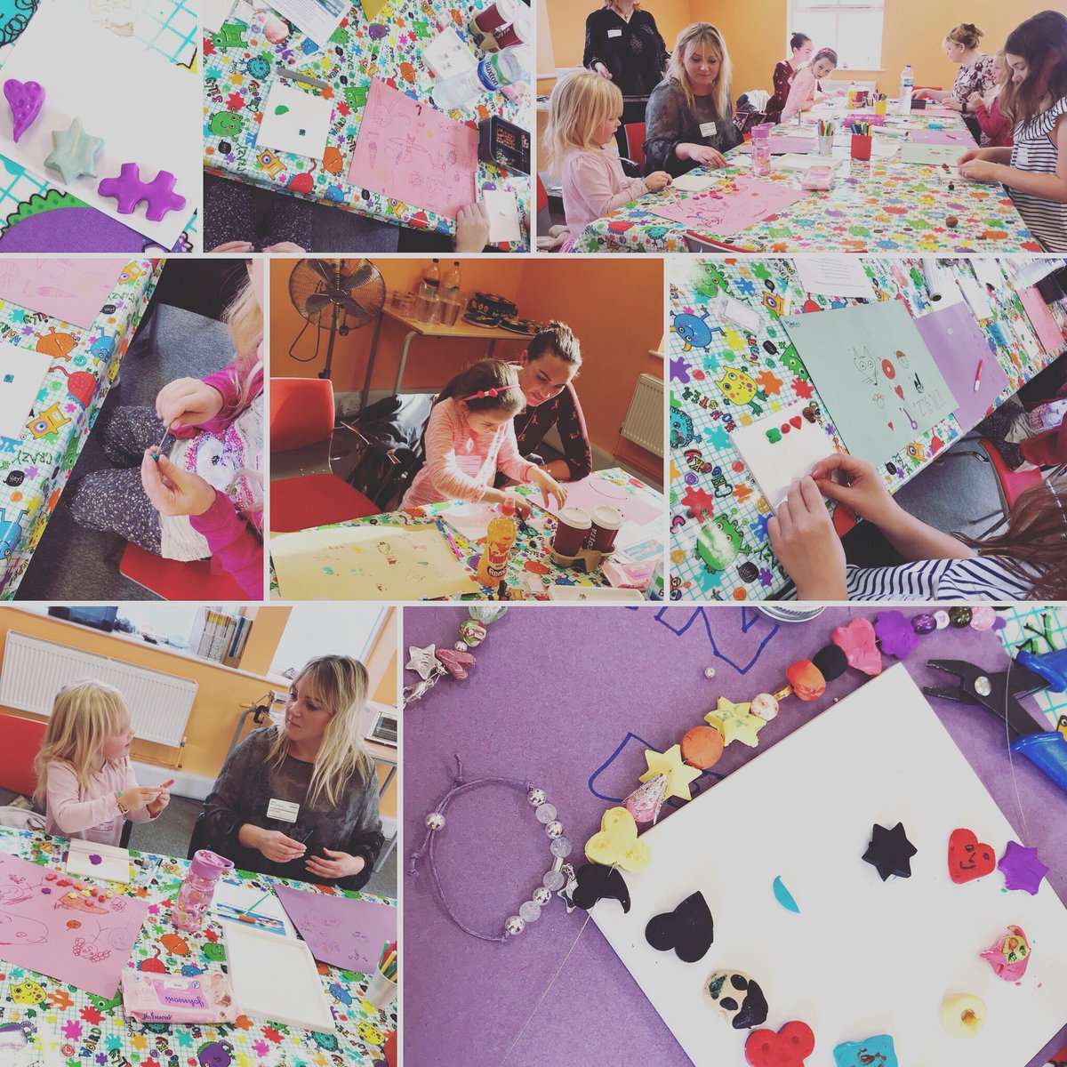 MagicMinds_co's tweet photo. Having a lovely day at the #greifandloss workshop #Beautiful #memorybracelets are being made & some lovely memories are being talked about💕 https://t.co/RGS08WyEBF