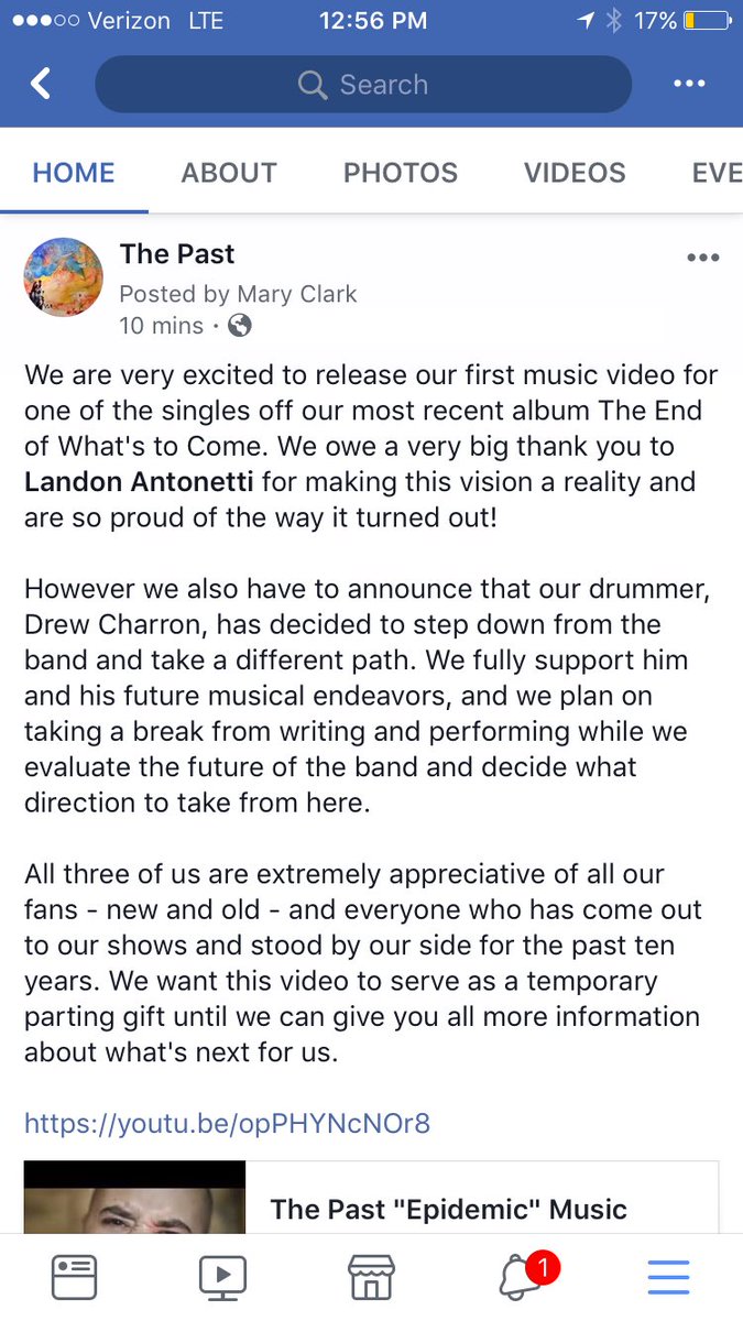 ThePastOfficial's tweet photo. Today is bittersweet though, as we also have an important announcement to make. Please read. https://t.co/rmhVeK1zTR