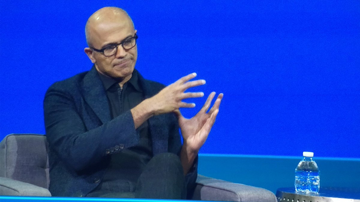 MicrolandLtd's tweet photo. Orgs that are able to capture on the leading indicators and reconceptualize are able to #TransformDigitally faster-Satya Nadella #GEMM17 https://t.co/3r6ims69FH