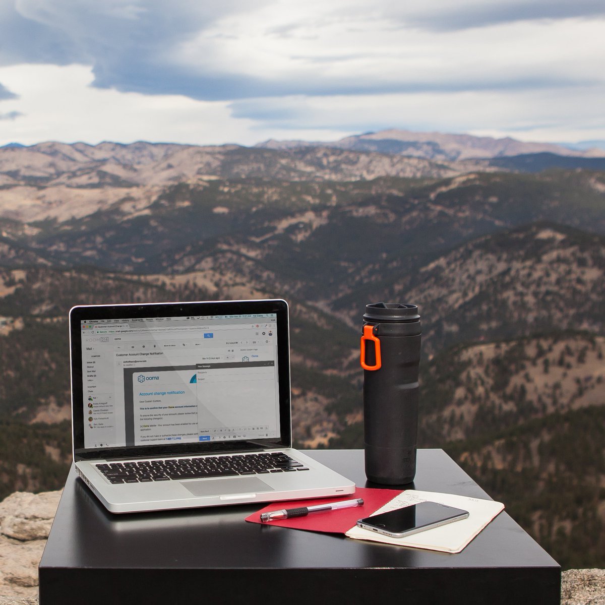 Ooma's tweet photo. Anywhere is a corner office with Ooma Office. Tell us where your office is today! #WorkRemoteWednesday https://t.co/vjtftxBd1n https://t.co/mik9oXURTg