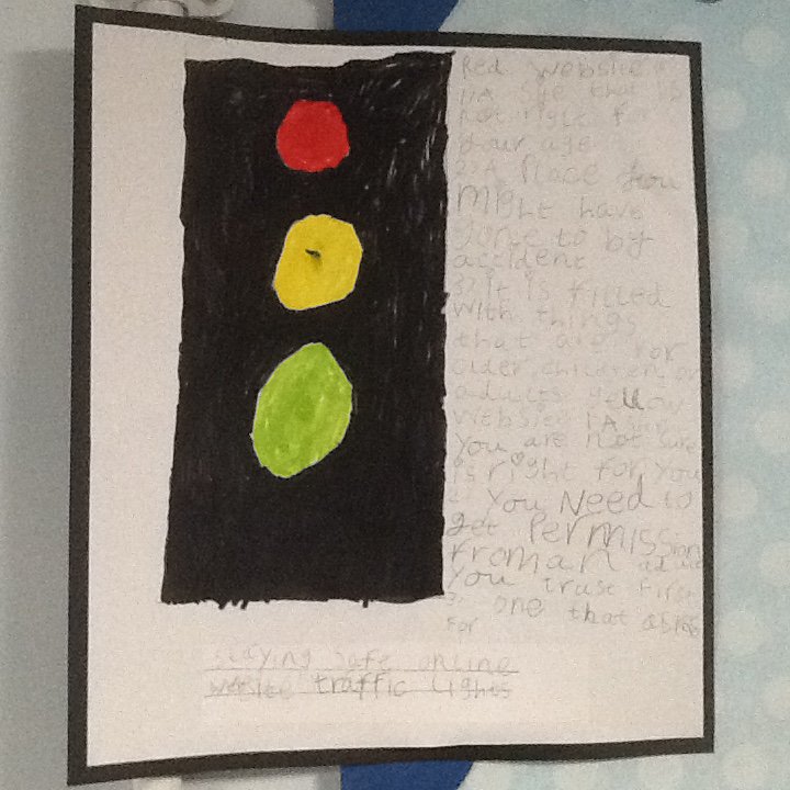 tonyrywenschool's tweet photo. Year 2 have also been using a traffic light system to learn about which websites are appropriate for who. They also learnt about what to do if you are unsure about a website. Here are more fab posters which are on display in the class! @DCF_cardiff @DCF_Cymru @ComputUnlocked https://t.co/FXX0fmgIdO