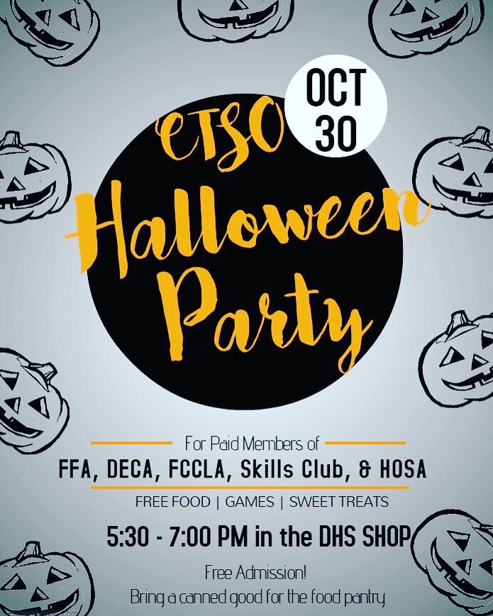 CTSO Halloween Party! Check It! #GreatDayToBeADodger