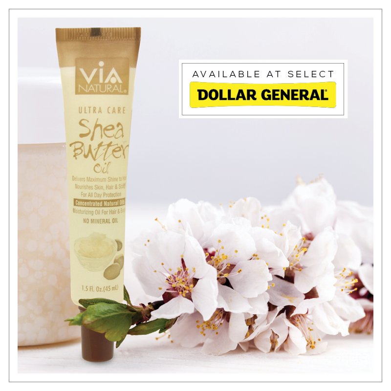 vianatural_'s tweet photo. Visit your local Dollar General and stock up on #ViaNatural! #DollarGeneral #SheaButterOil #HealthyHair #HealthySkin #MyUniversalVIP https://t.co/kCG3HmvpzQ