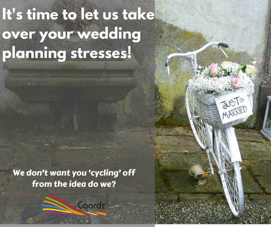 We like to see your planning be enjoyable, so let us take out the parts you'd rather not organise, leaving you with the more 'fun' aspects!