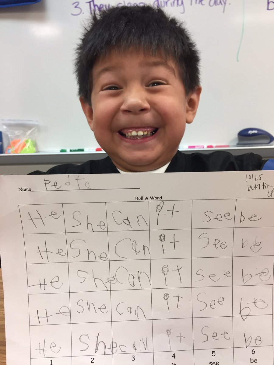 Feeling great after writing my sight words! #bearshine