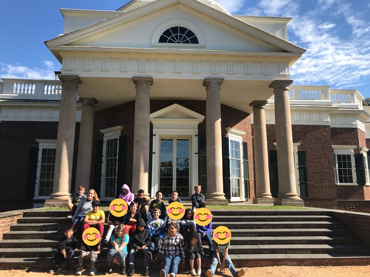 MsCGlover's tweet photo. Team Thrive takes a trip to Monticello! A fun day full of Hamiliton references and new knowledge acquisition. https://t.co/twPKcX1Iiq