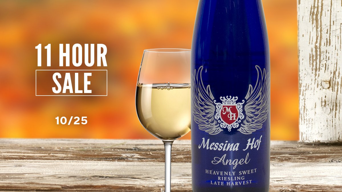 All the More Rieslings to Save. TODAY only: <a href="/MessinaHof/">Merrill Bonarrigo</a> Angel Riesling 750ml is $10.97 (cash price).  #11HourSale