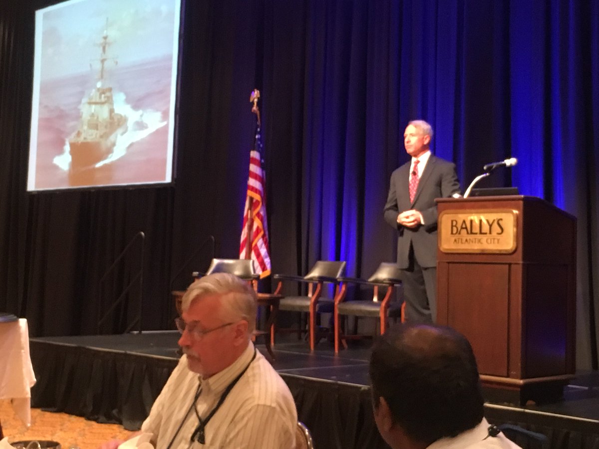 jamiller45's tweet photo. Keynote now. Learning #nautical terms. #NJAFM2017 Is #Freeboard one of them? #QuestionsOfAFloodplainManager https://t.co/TwEePjFGRz