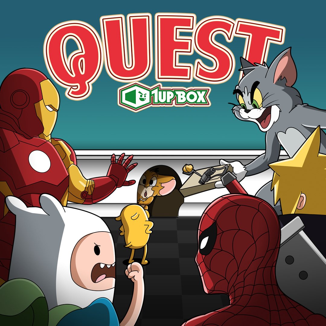 The theme for November is QUEST! Look out for items from Adventure Time, Marvel, Spider Man, and much MORE! Get it! 1upbox.com