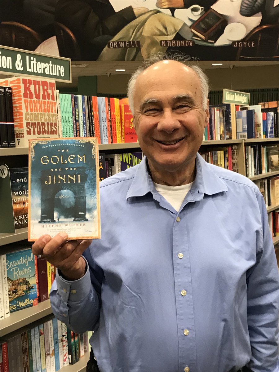 BNNorthWales's tweet photo. #WednesdayWithWalt-โThe #GolemAndTheJinni is a dazzling combination of #fantasy & #historicalfiction, an unforgettable #read.โ @helenewecker https://t.co/pJHFCSPPcC