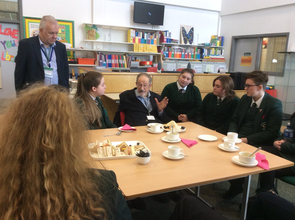 stc_history's tweet photo. Pupils enjoying Dr Stern’s company over lunch https://t.co/7R1Mei9wt1
