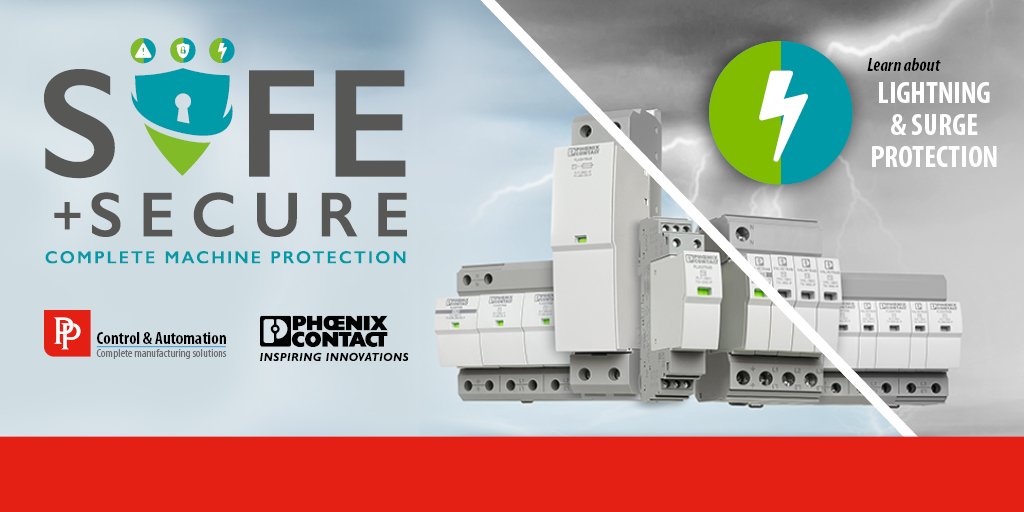 ppcanda's tweet photo. Lightning and surge protection can entirely prevent the loss of data and revenue. @PhoenixContactU &amp; PP allay fears: https://t.co/D9zYPOXSoz https://t.co/npUeS0T0k5