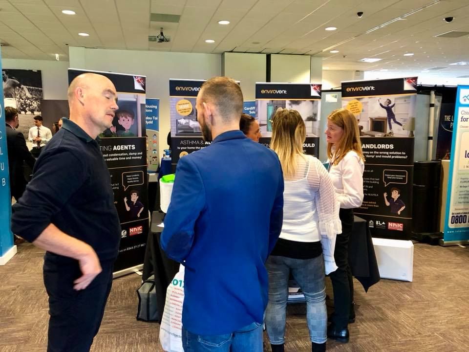 envirovent's tweet photo. We've having a great day at the @LandlordInShow at Cardiff City Football Stadium! Visit our experts and ask all your #ventialtion questions https://t.co/T3qtXDCwsm