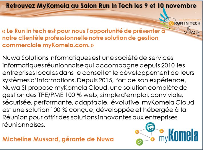 RUNINTECH's tweet photo. Retrouvez à nouveau cette année @mykomela😊
Si vous n'étiez pas présents l'année dernière, c'est le moment de venir 
https://t.co/FwhIxyGOu9 https://t.co/wfaFaeiKCK