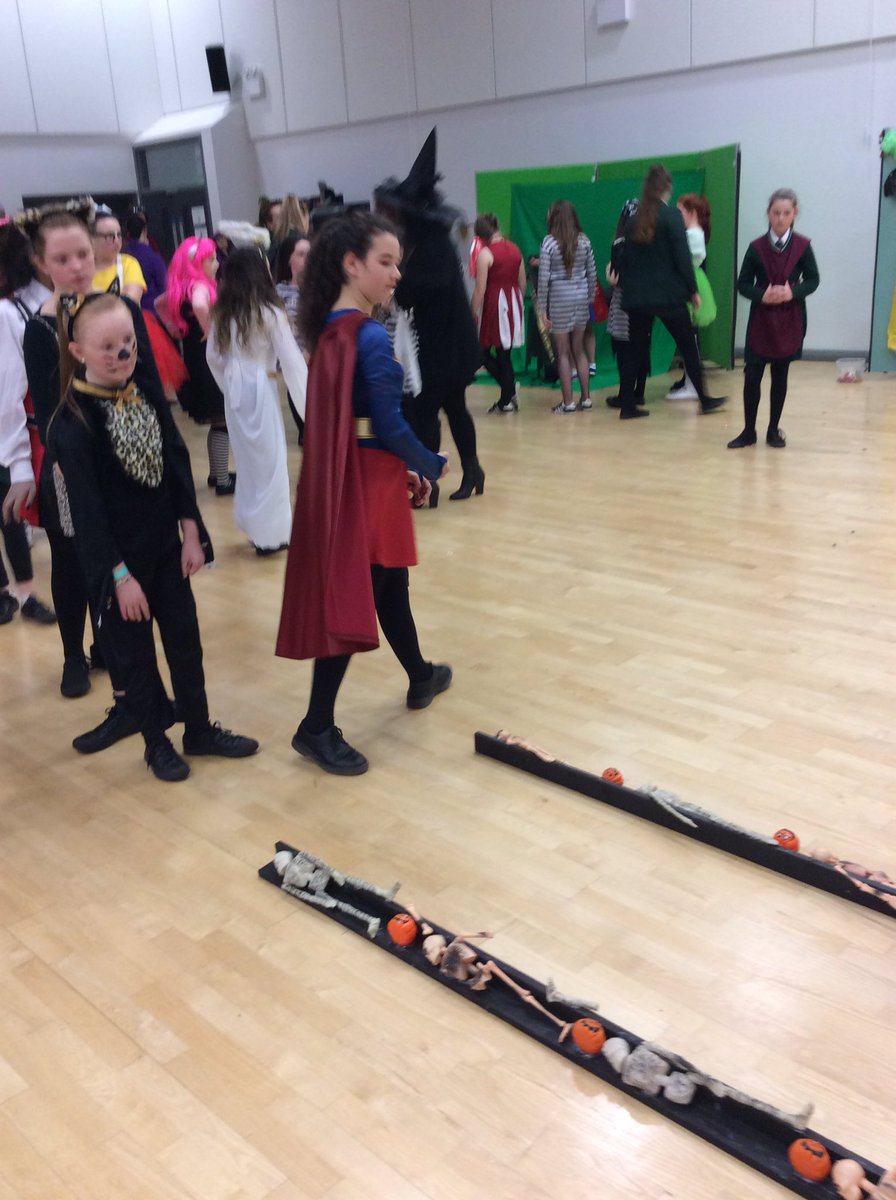 st_dept's tweet photo. Halloween fun for year 8.@StCeciliasDerry https://t.co/p7OJsaVUtl