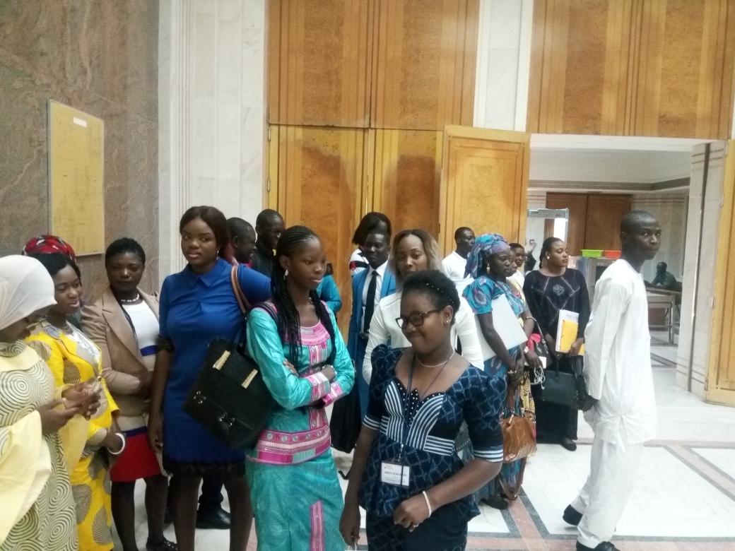 roukyhamadou's tweet photo. Tous unis,pour dire non au mariage des enfants #EndChildMarriage #HLMWCA17 @unfpaniger @UNFPA_WCARO  @OfficialZuera https://t.co/DbyYg7BA8J