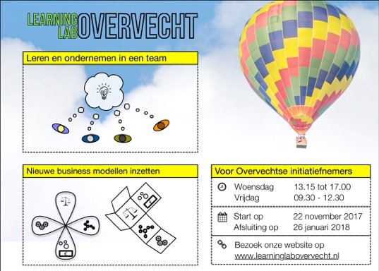 Vanaf 22 november is er in Learning Lab #Overvecht weer plek voor 5 bewoners met ideeën voor de wijk! learninglabovervecht.nl!