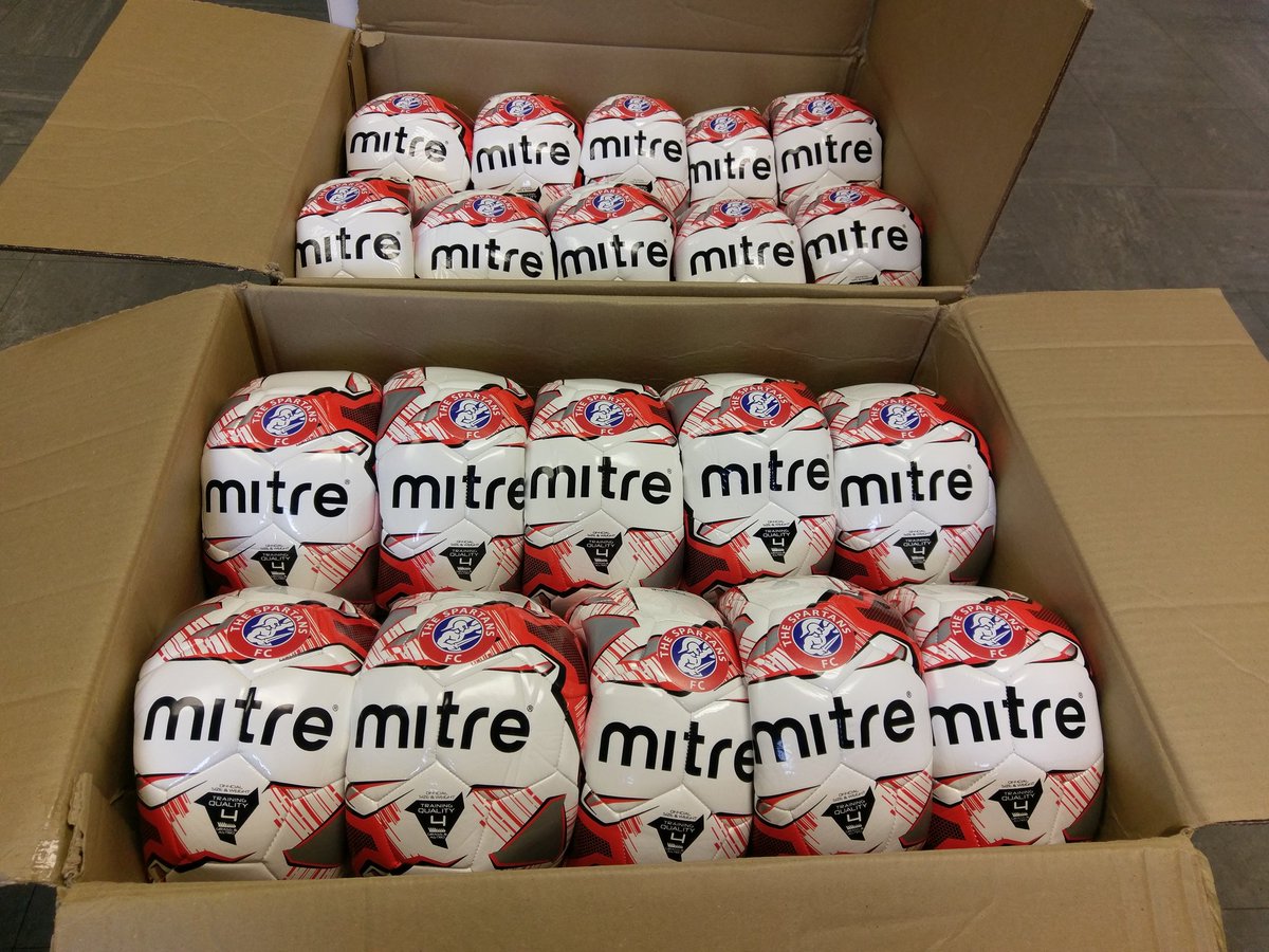 Another <a href="/MitreSports/">Mitre Sports</a> order done and ready for dispatch #footballs #branding #mitre #bedifferent