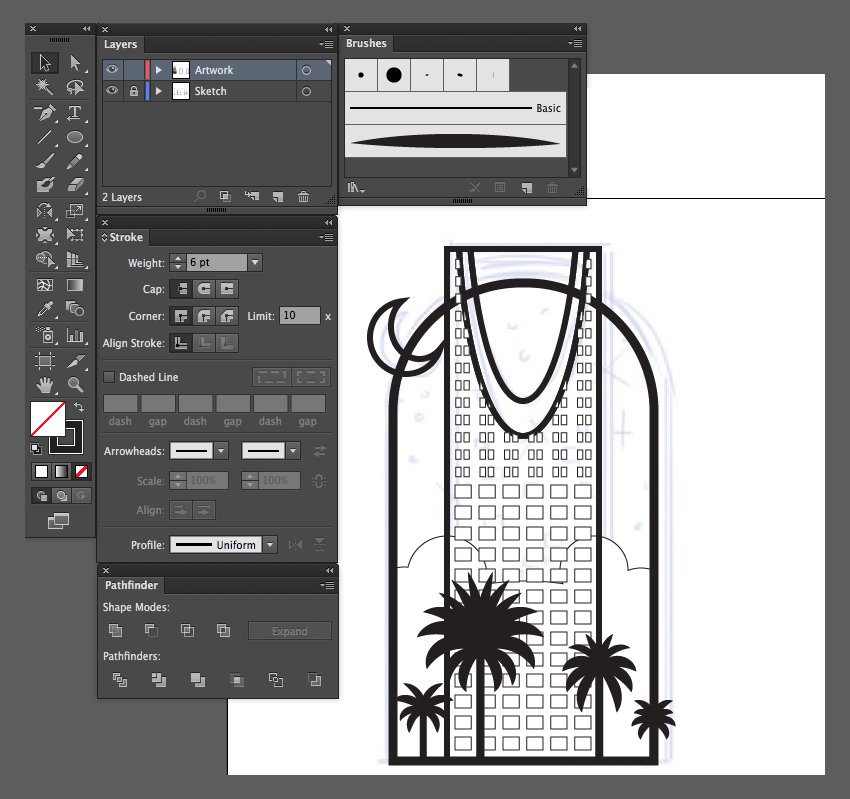 Illustrator Sa Auf Twitter درس رسم برج المملكة سهل و بأشكال أساسية وخطوات سهلة Https T Co Zcpdw1nnr2