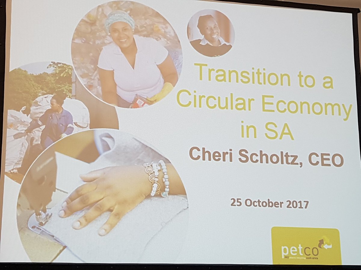 Petco_Official's tweet photo. Next up - #PETCO CEO @cheri_scholtz on transitioning to a #circulareconomy in South Africa. #freetoattendseminar #propakcape @PropakCape https://t.co/2bEo1IJPKl