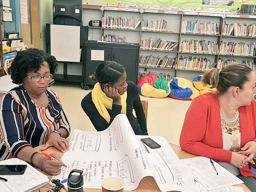 MLKAYonkers's tweet photo. How webuse our word walls! #MorningPD @YonkersSchools https://t.co/KZY7nifbqf