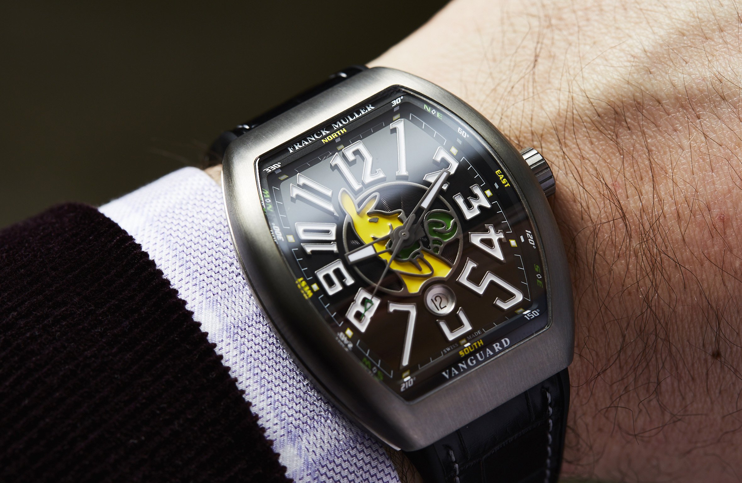 Franck muller vanguard titanium hotsell rose gold